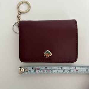 Kate spade wallet key holder plum/prune/wine color